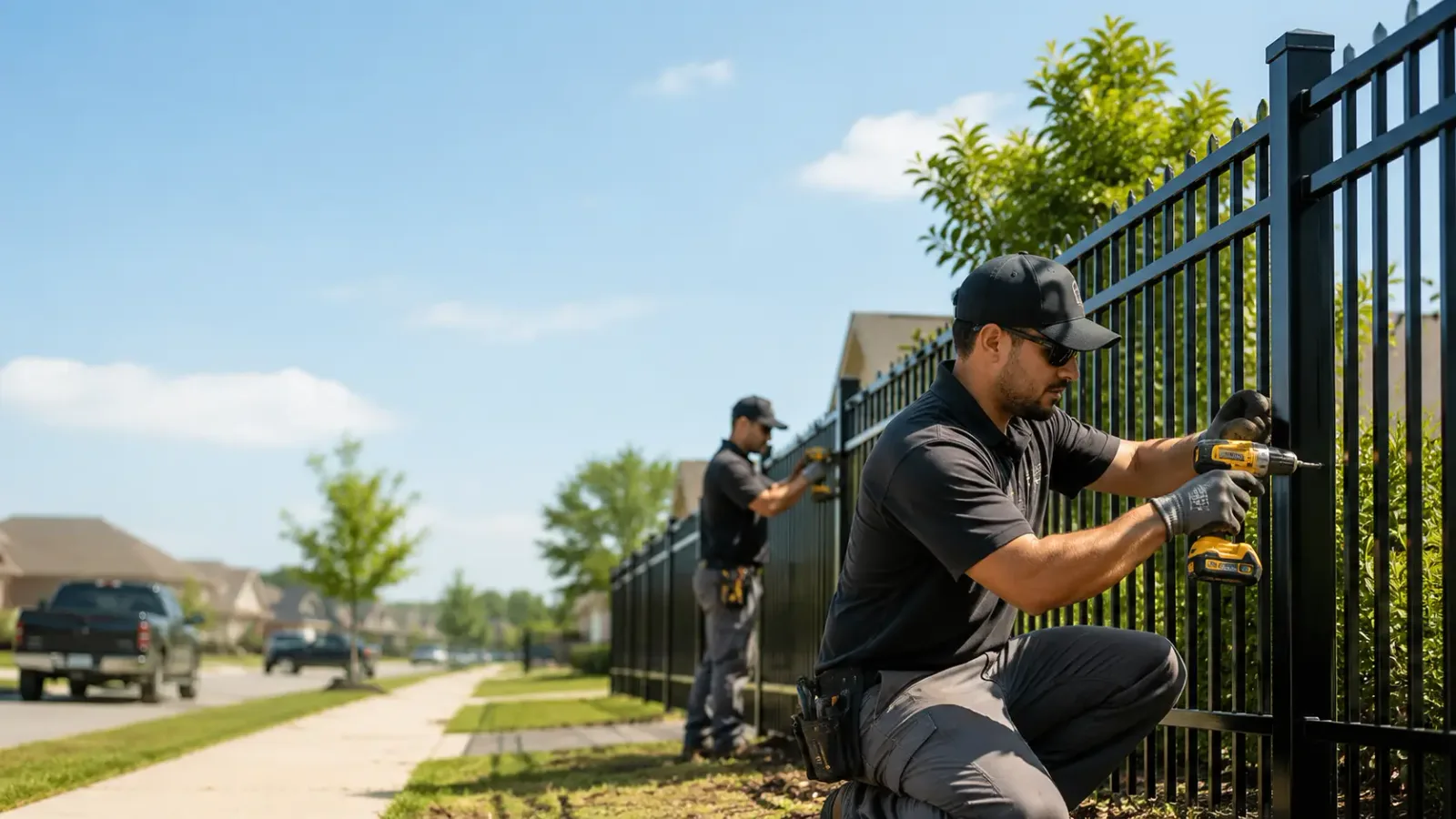 Metal Fence Installation in Chelsea, MI